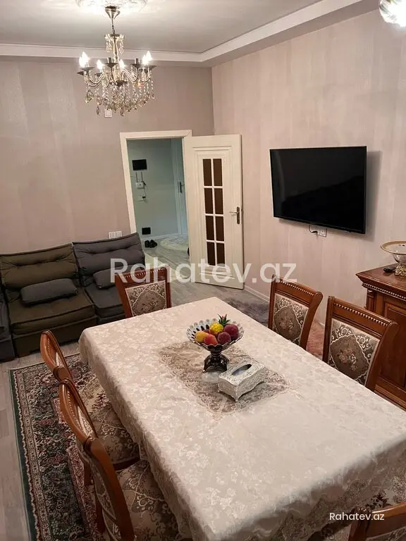 İcarəyə verilir 2 otaqlı yeni tikili 80 m², İnşaatçılar m.