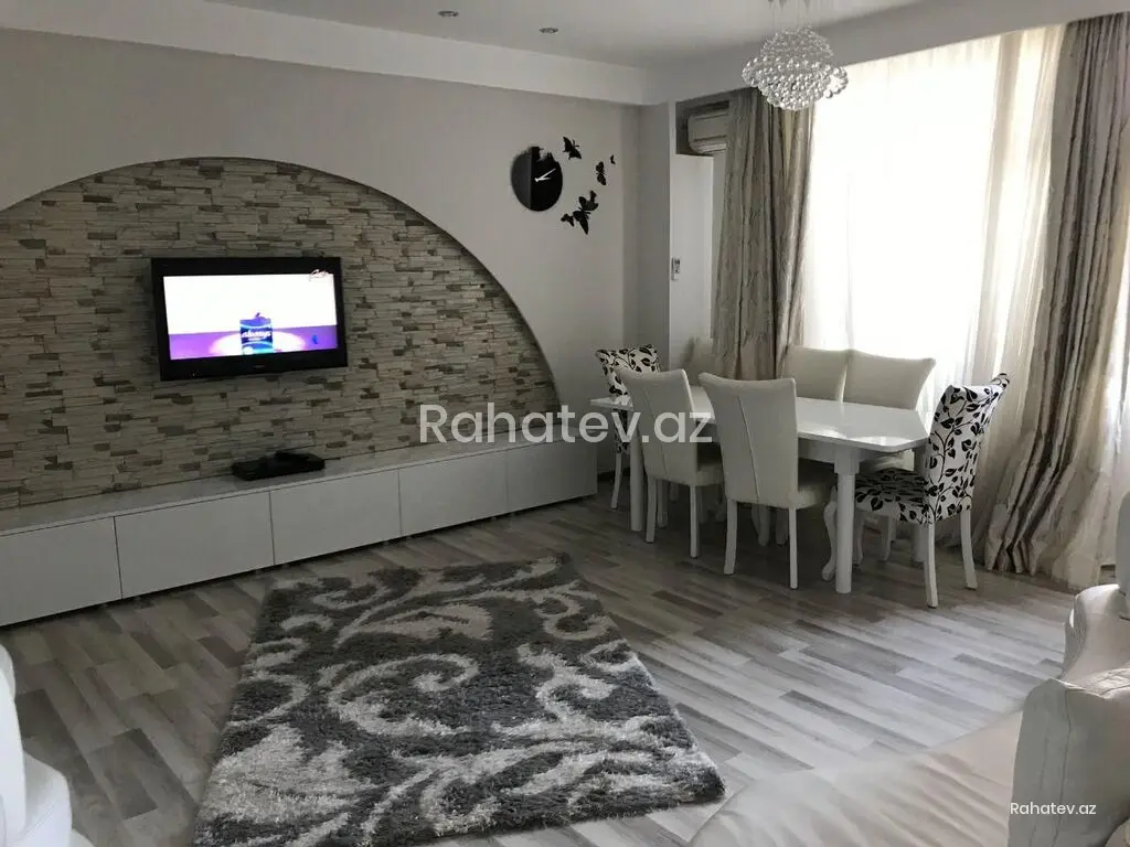 İcarəyə verilir 2 otaqlı yeni tikili 95 m², Qara Qarayev m.